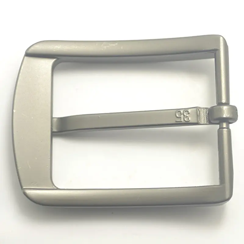 35 mm Zinc Alloy Men's Casual Belt Buckle End Bar Heel Buckle Single Pin Buckle