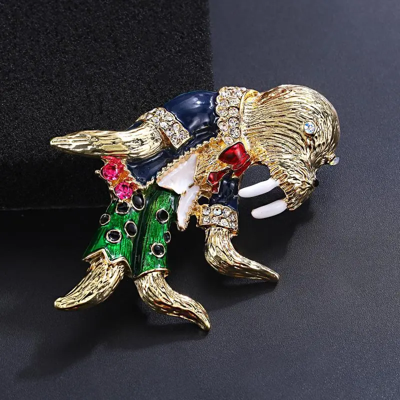 Fashion Creative Animal Walrus Brooches For Women Clothing Coat Jewelry Accessries Gifts