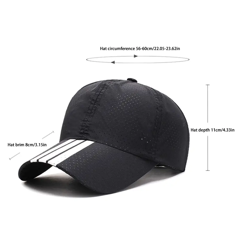 Men And Woman's Baseball Caps Adjustable Casual Embroidered Cotton Sun Hats Unisex Solid Color Visor Hats