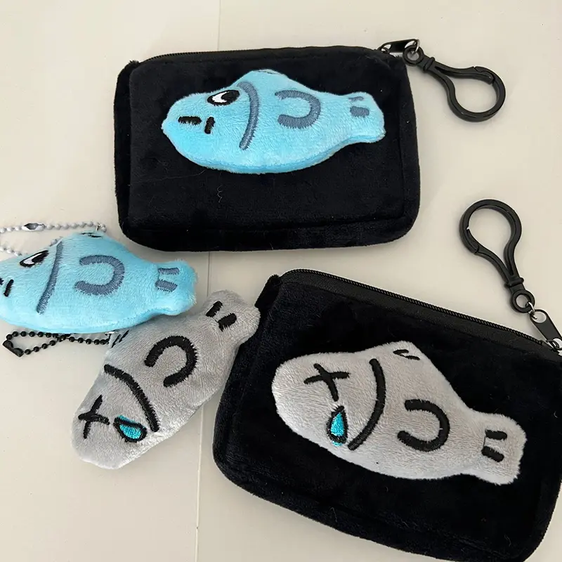 Cartoon Fish Keychain Cute Coin Purse Backpack Pendant Decoration Accessories Gifts