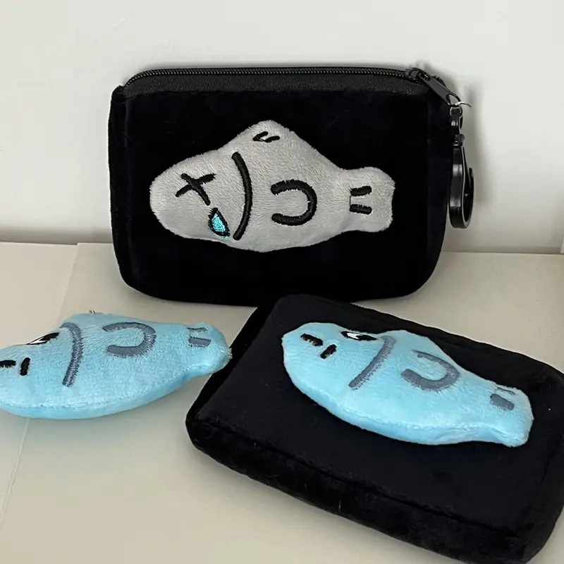 Cartoon Fish Keychain Cute Coin Purse Backpack Pendant Decoration Accessories Gifts