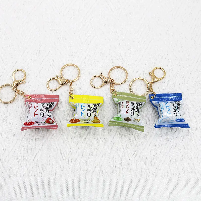 1 Piece Korean Turkey Noodle White Coffee And Duo Lo Mein Pendant Gift Simulated Japanese Food Play Snack Bag Keychain