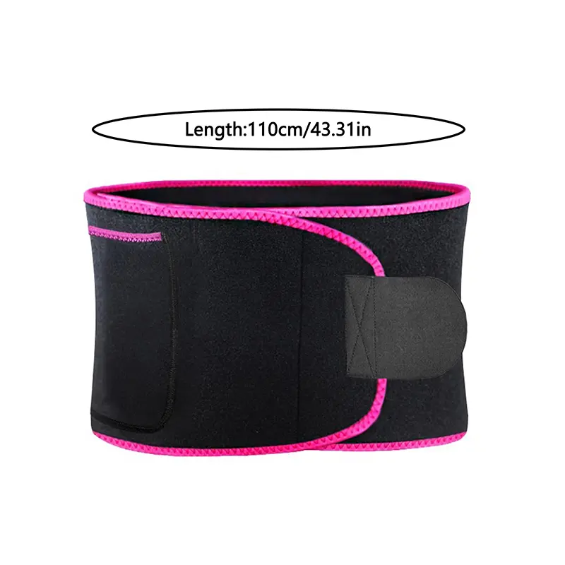 1PC Waist Trainer Slimming Belt Men Gym Fitness Cincher Belly Control Corset Sweat Fat Burning Women Body Shaper Weight Loss
