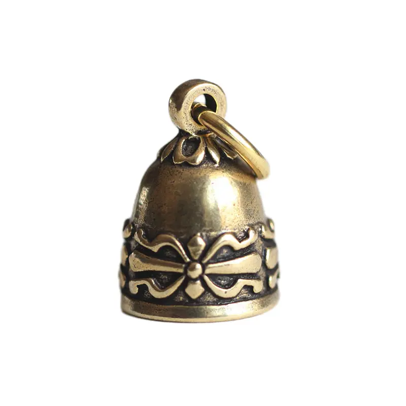 Creative Brass Bell Keychain Key Ring Pendant School Bag Pendant Keychain Accessory Gift