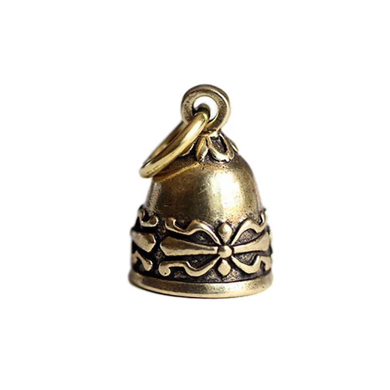 Creative Brass Bell Keychain Key Ring Pendant School Bag Pendant Keychain Accessory Gift