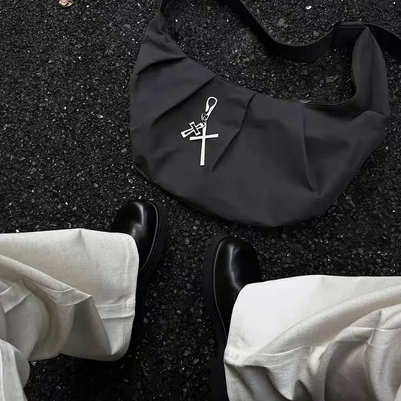 Fashion Cross Pendants Keychain Cars Key Ring Backpack Pendant Decoration Gifts