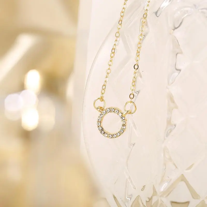 Fashion Simple Heart Pendant Necklace For Women Short Chain Collares Choker Party Jewelry Gift