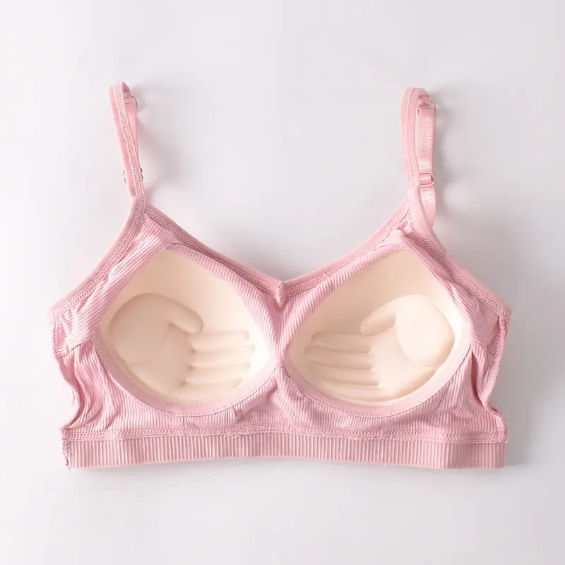 Fixed Cup Adjustable Shoulder Straps Beautiful Back Tube Top Style Ladies New Base Breathable Underwear