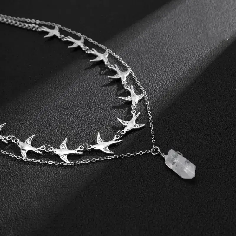 Stainless Steel Hollow Flame Heart-shaped Necklace For Man Woman Punk Metal Collar Necklace Luxury Hip Hop Jewelry Accessories