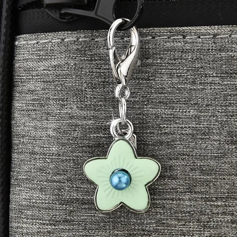 Exquisite Cherry Butterfly Keychains For Women Bag Pendant Car Keyring Creative Fashion Backpack Decoration Accessories Gifts