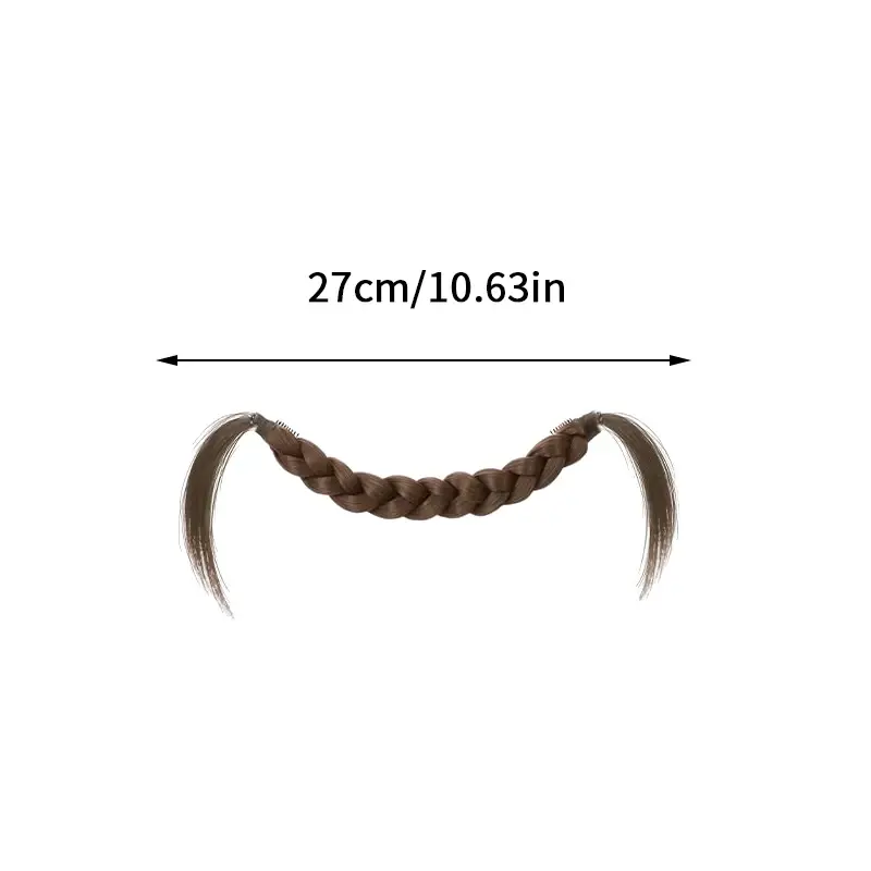 Braided Ponytail Synthetic Extension With Hairpin Straight Wrap Around Hair Extensions Ponytail Natural Soft Hair