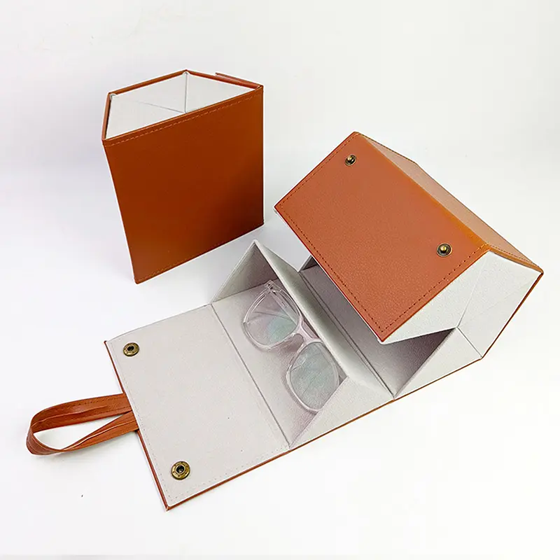 1Pc 2/3/4/5/6 Slots Foldable Eyeglasses Holder Storage Box Sunglasses Case Glasses Organizer Portable Glasses Case