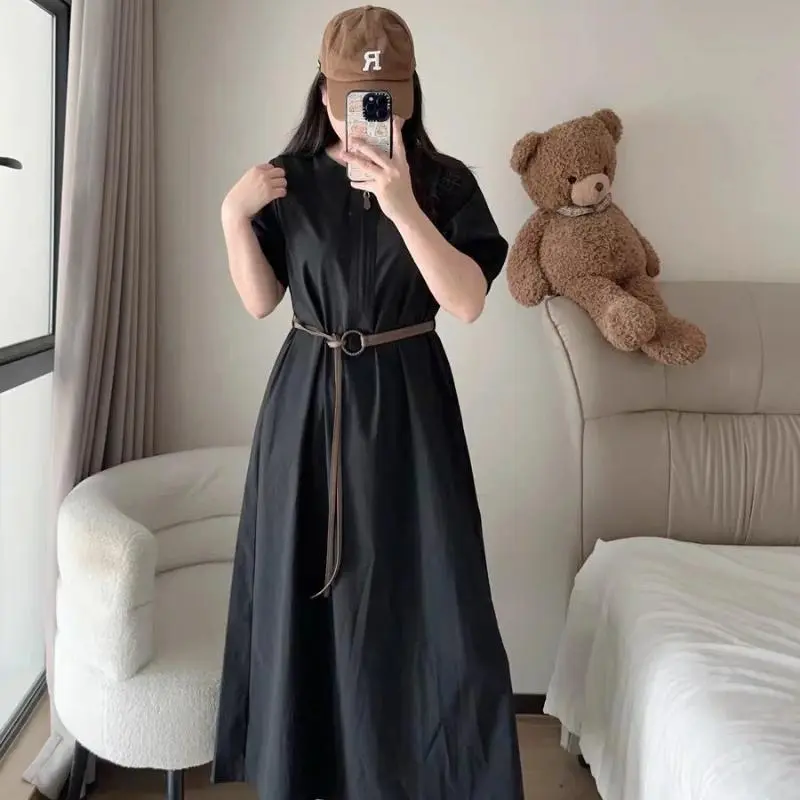 No-hole Knotted Belt Vintage PU Leather Waistband Solid Color Vintage Decorative Belts Thin Dress Girdle