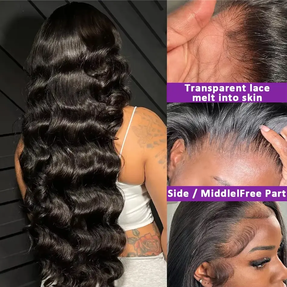 Glueless preplucked Body wave 5x5 hd lace frontal human hair wig 100% Brazilian 40 inch lace front cheap wigs on sale clearance