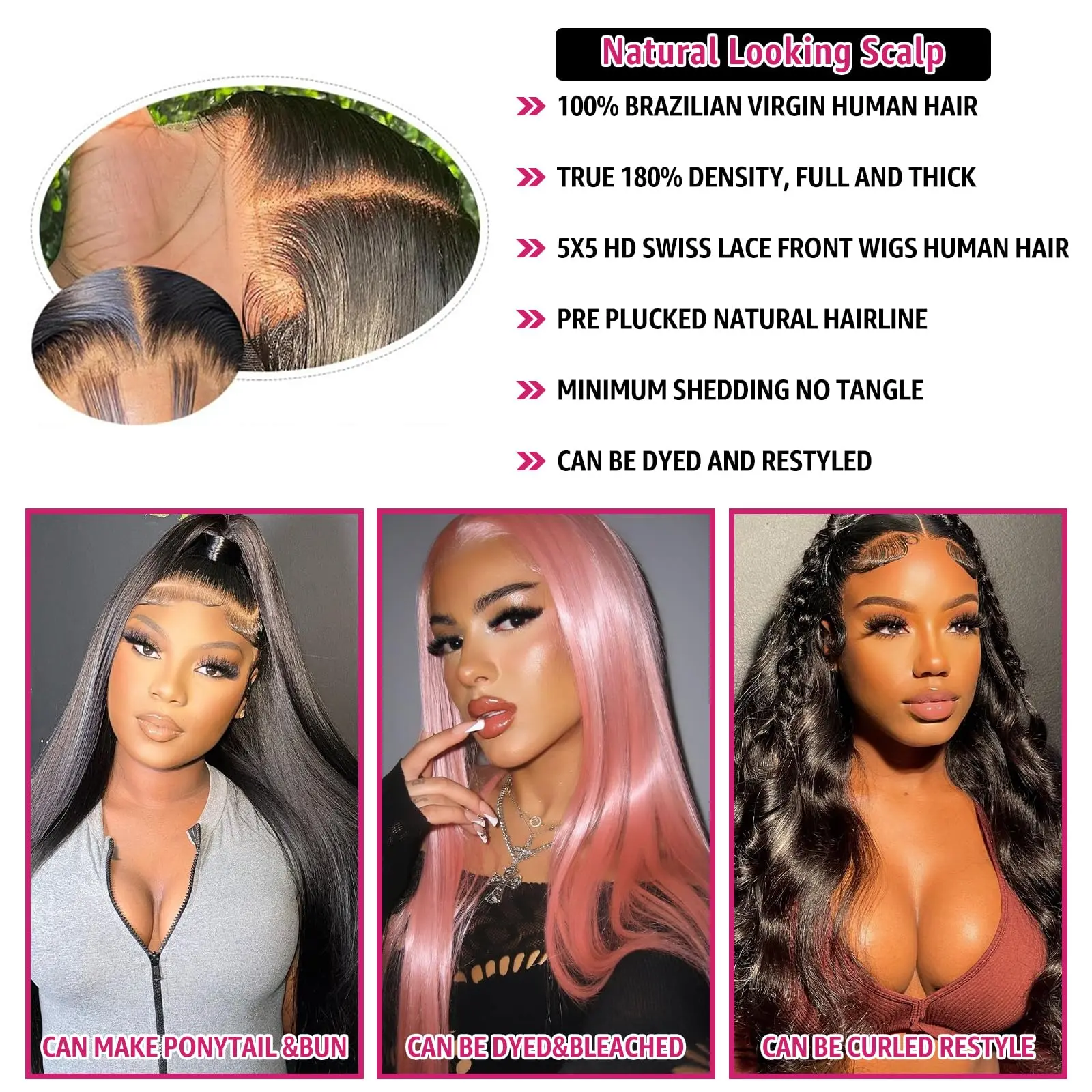 30 inch lace front Pre cut wig for women bone straight preplucked 4x4 Closure Transparent lace frontal wig human hair on sale