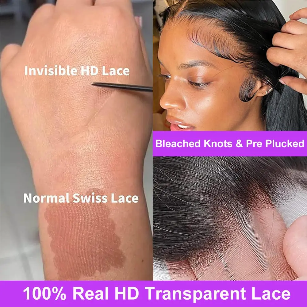 13x6 HD Lace Frontal Wig Human Hair 30 inch Lace Front Wig Straight Human Hair Wigs Brazilion Straight Lace Front Wig Human Hair