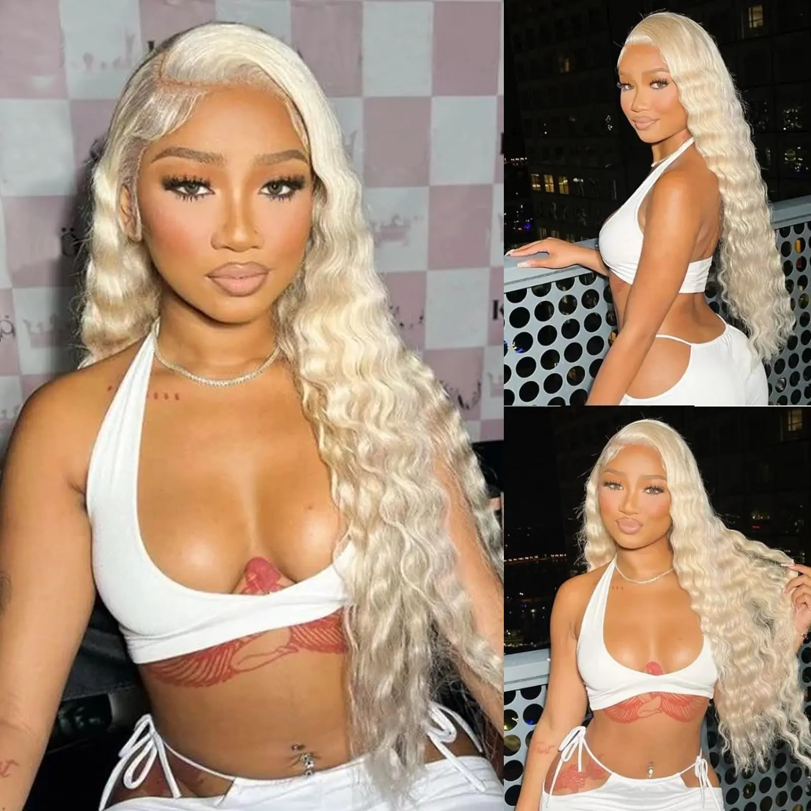30 inch Lace Front Curly Wig on Sale 13x4 Glueless Wigs Ready to Wear Deep Wave 13x6 hd Lace Frontal Wigs Human Hair for Women