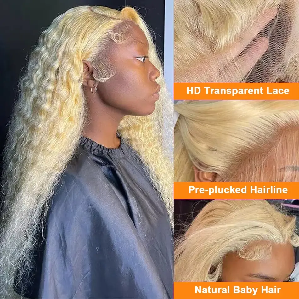 30 inch Lace Front Curly Wig on Sale 13x4 Glueless Wigs Ready to Wear Deep Wave 13x6 hd Lace Frontal Wigs Human Hair for Women