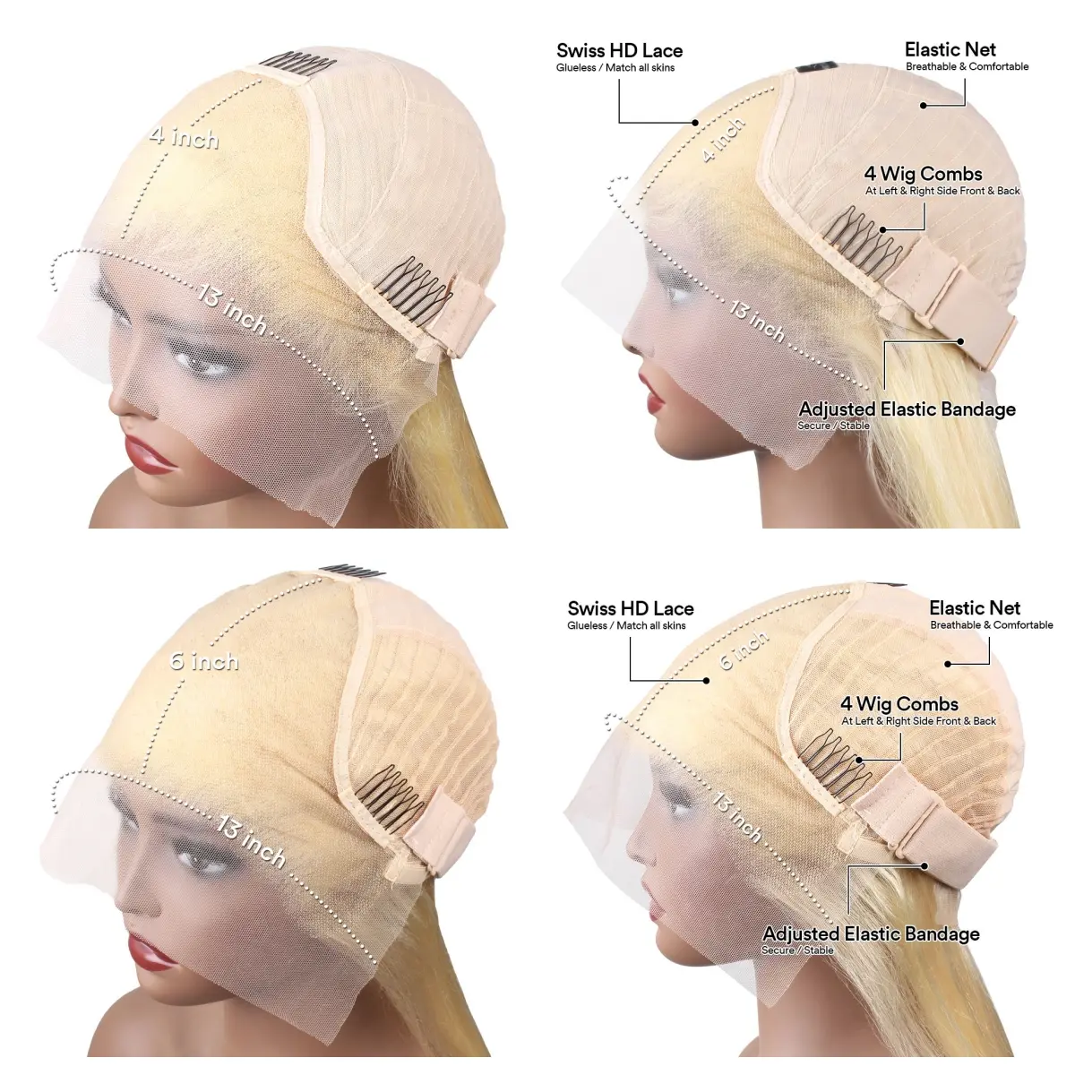 613 HD lace frontal wig Pre Plucked 13x6 lace frontal wigs human hair on sale clearance Body Wave 30 inch colored wig for women