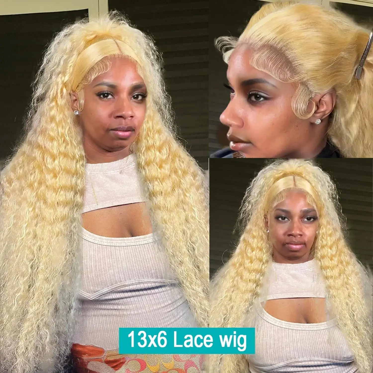Deep Wave 13x6 hd Lace Frontal Wigs for Women Pre Plucked Glueless Wigs on Sale 30 inch Lace Front Curly Wigs Human Hair