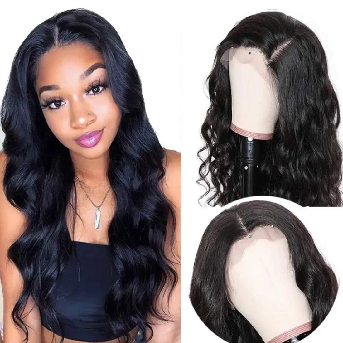 Boby wave 4x4 5x5 Closure lace wig 13x6 hd lace frontal human hair wigs for women Pre Plucked Water Wave Lace Front Wigs