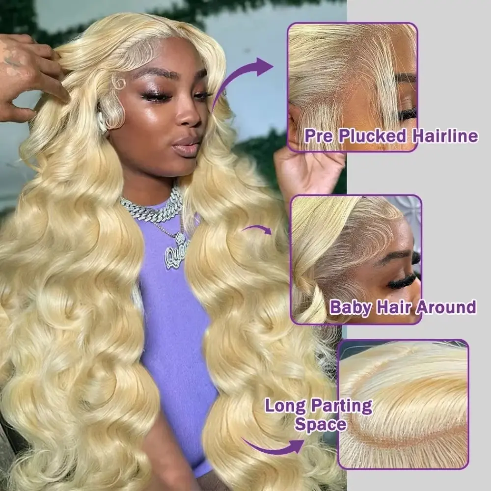 Body Wave 613 hd lace frontal wigs 13x6 lace frontal wigs on sale clearance 30 38 inch colored wig human hair for women choice