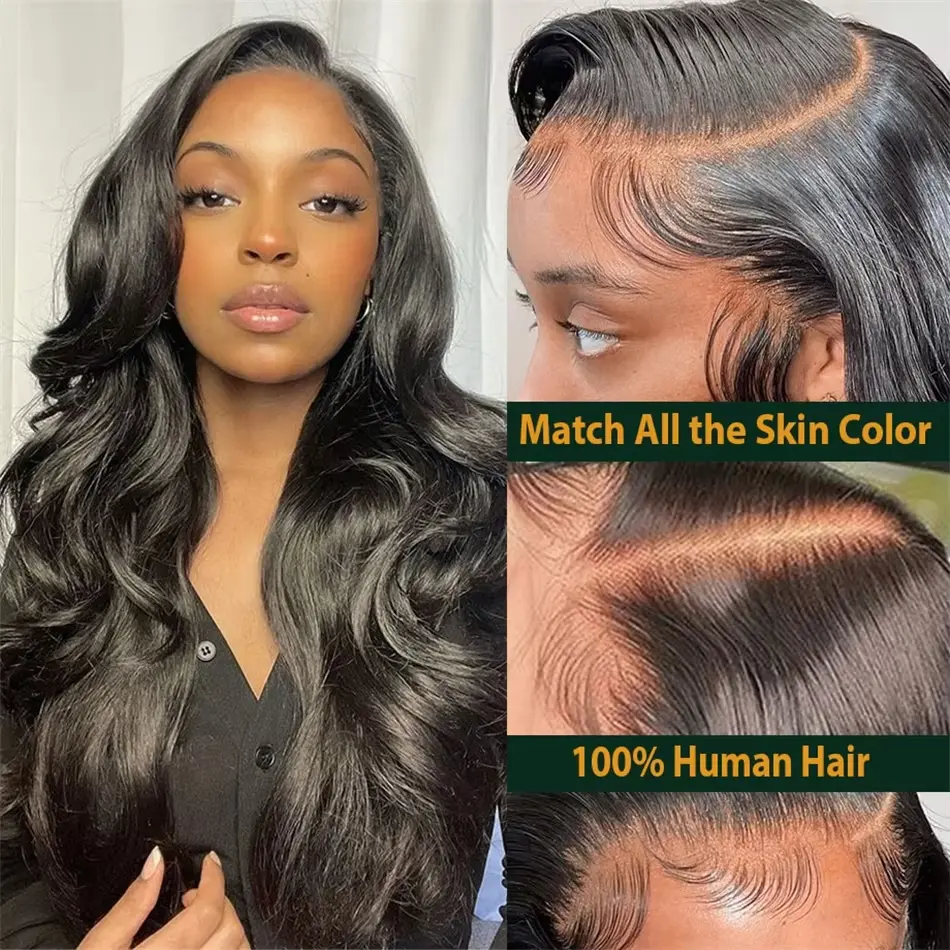 SoGraet 200% Density Body Wave Lace Front Wig 13x6 13x4 Lace Front Wigs Loose Body Wave Black Wig Human Hair Brazilian For Women