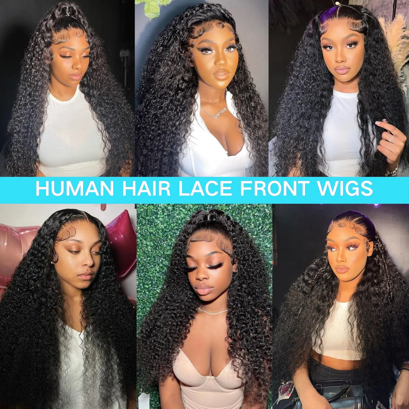 SoGreat 13x4 Lace Frontal Curly Lace Front Human Hair Wig Water Wave Human Hair Wig Deep Wave Lace Front Wig 13x6 Brazilian Hair
