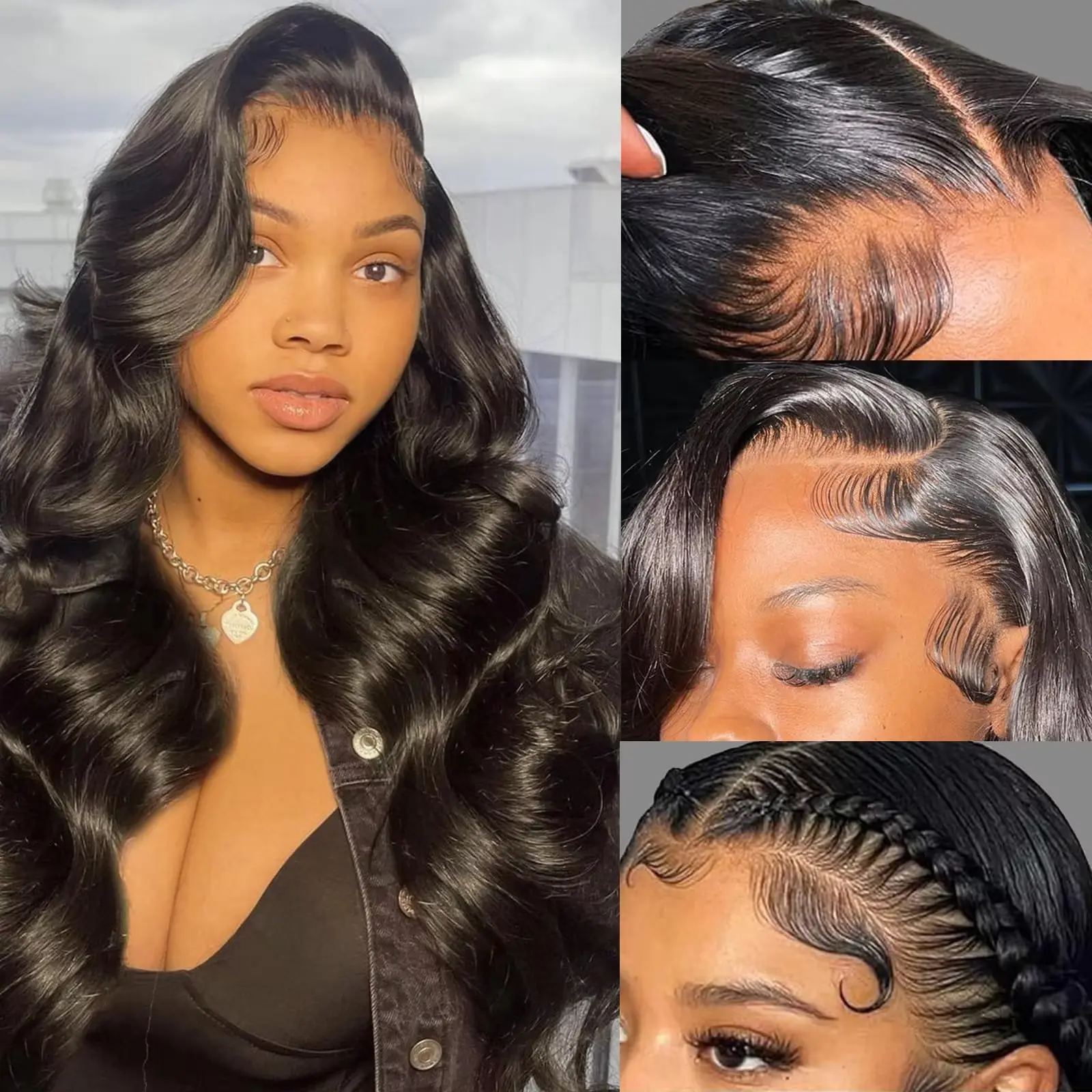SoGraet Body Wave 13x6 Hd Lace Frontal Wig Loose Body Wave 13x4 Lace Front Wig Human Hair Black Wig Human Hair Brazilian Hair