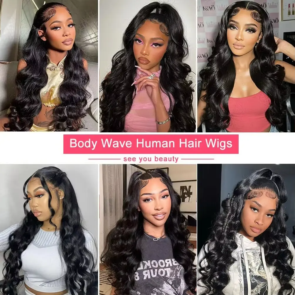 SoGraet Body Wave 13x6 Hd Lace Frontal Wig Loose Body Wave 13x4 Lace Front Wig Human Hair Black Wig Human Hair Brazilian Hair