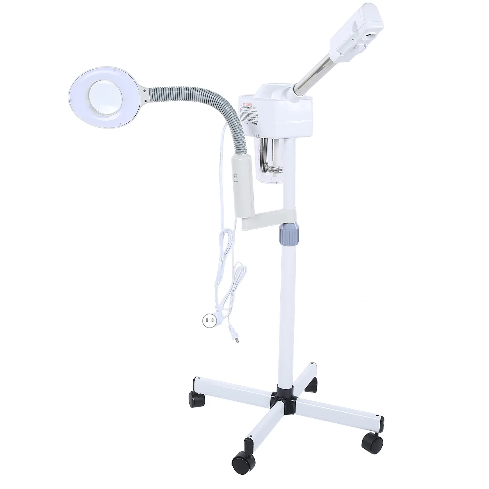 Facial  LED 5X Magnifying Floor Lamp Machine Spa Professional Humidifier Magnifying Floor Lamp Spa Humidifier with Wheels