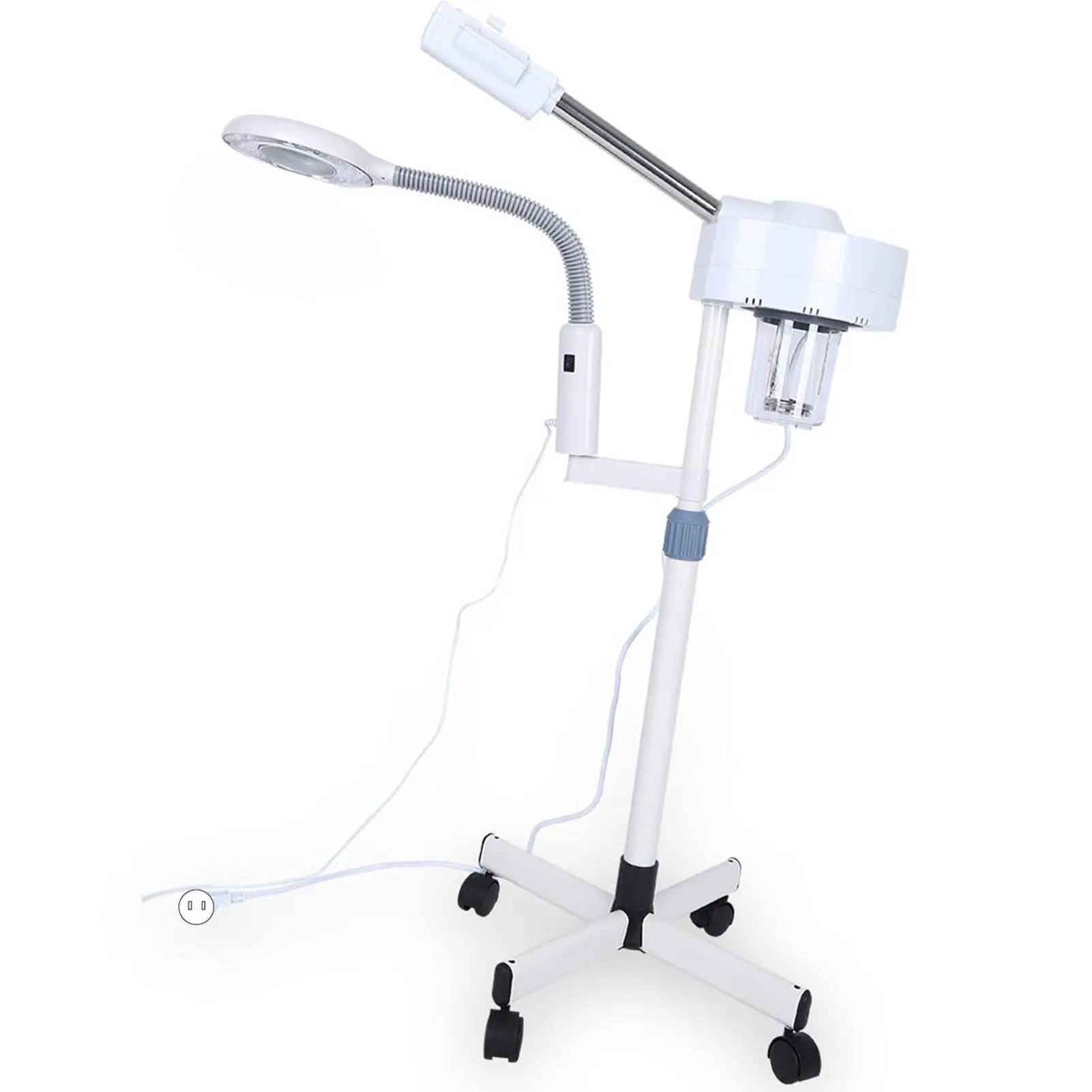 Facial  LED 5X Magnifying Floor Lamp Machine Spa Professional Humidifier Magnifying Floor Lamp Spa Humidifier with Wheels