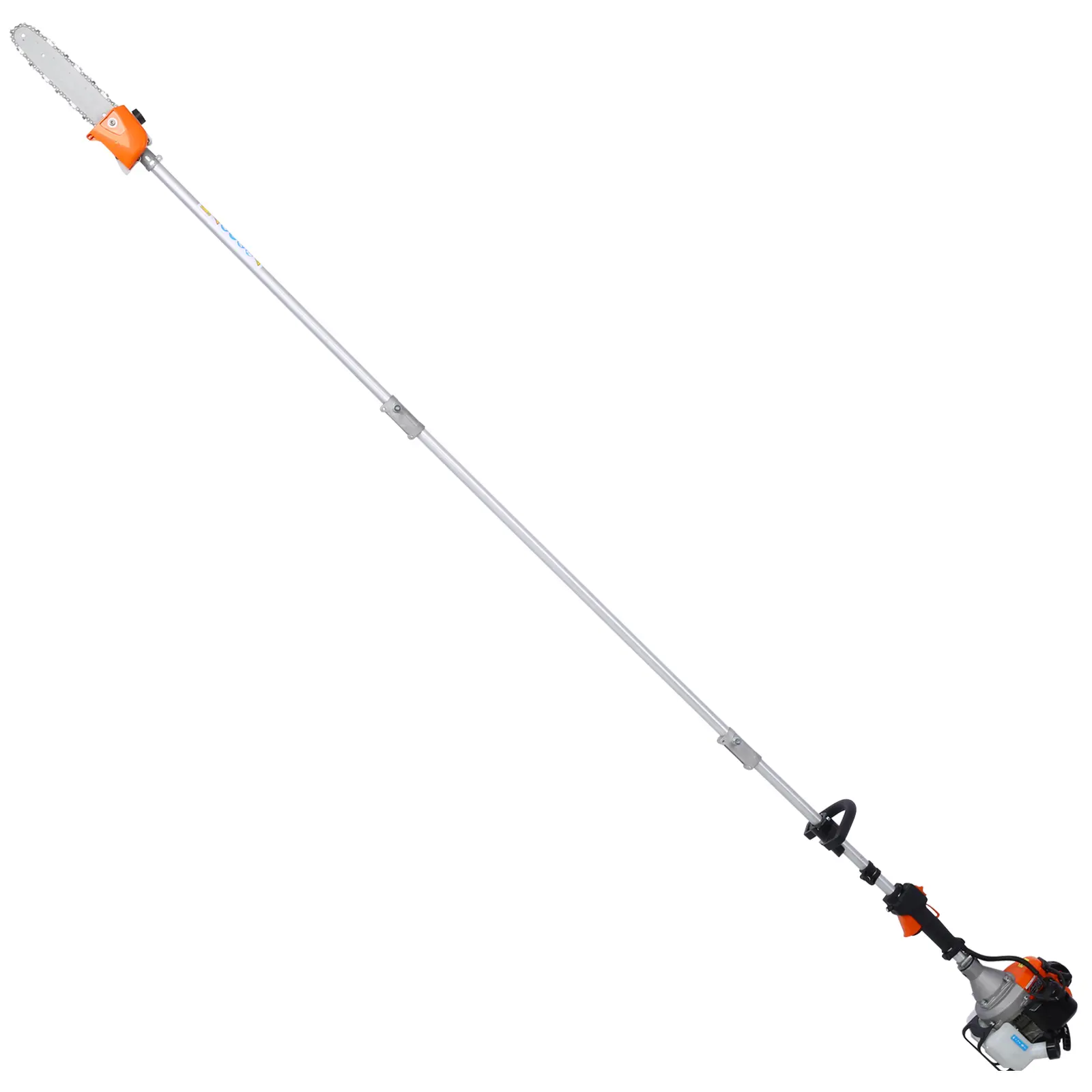 10 in 1 Multi-Functional Trimming Tool, 33CC 2-Cycle Garden Tool System with Gas Pole Saw, Hedge Trimmer, Grass Trimmer, and Bru