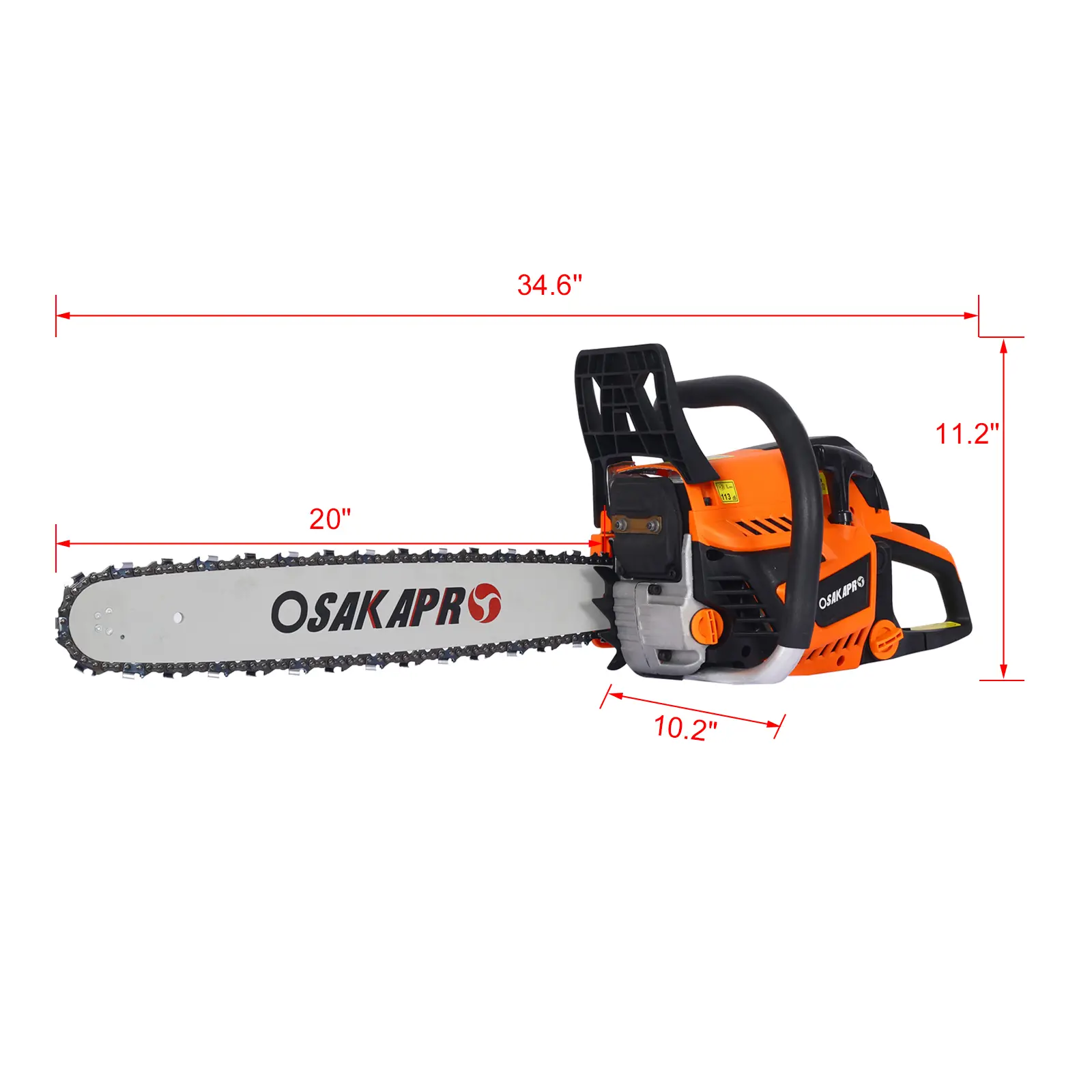 Chainsaw gas  20inch ,52cc Gasoline Chain Saw for Trees ,Wood Cutting 2-cycle EPA Compliant