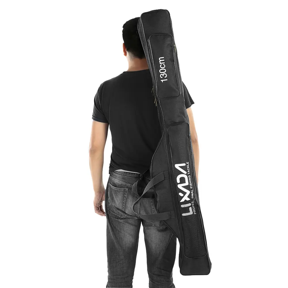 100cm/130cm/150cm Fishing Bag Portable Folding Fishing Rod Reel Bag Fishing Pole Gear Tackle Tool Carry Case Carrier Travel Bag