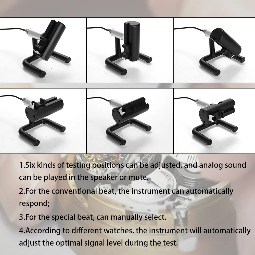 WeiShi No.1900 Multifunctional Professional Timegrapher Precise Mechanical Watch Test Repairing Tool Instrument