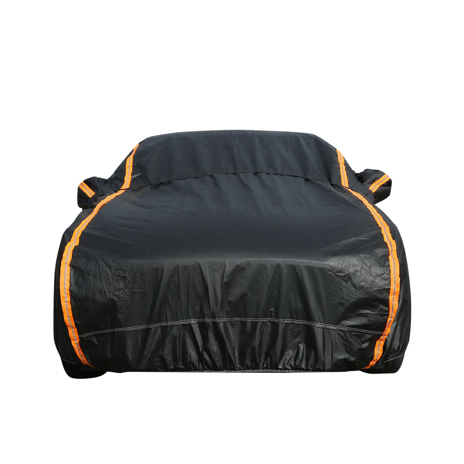 Car Cover Full Exterior Covers with Reflective Strip Waterproof Outdoor Protection UV Snow Rain Wind Dust All Weather for Sedan
