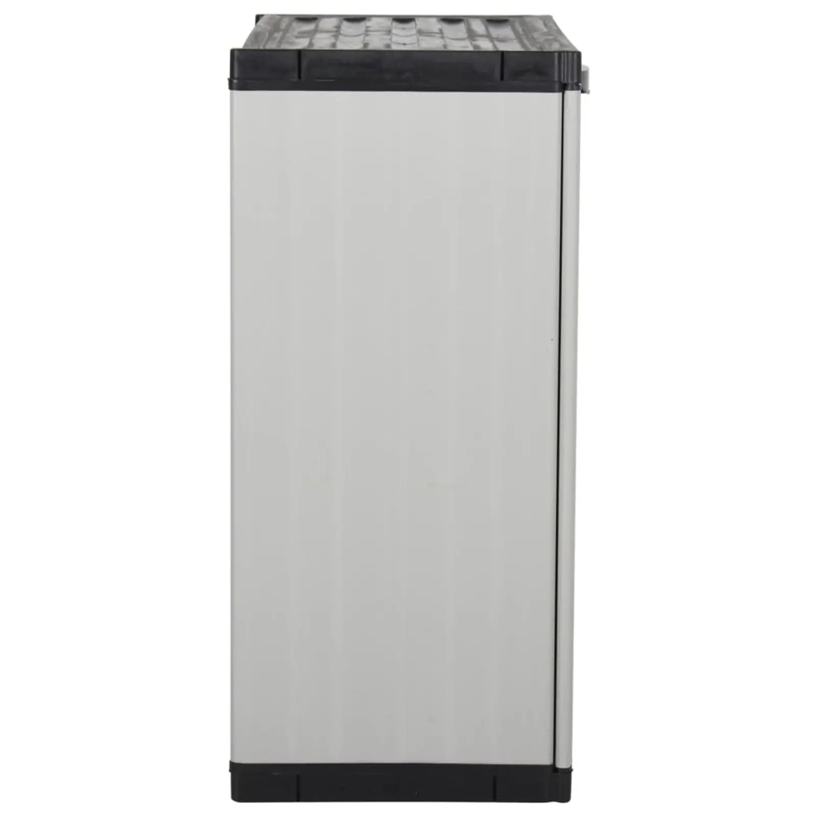 Patio Garden Storage Cabinet Outdoor w/ 2 Doors and 1 Shelf Cabinet Organizers and Storage Garden Tools Accessories 68x40x85 cm
