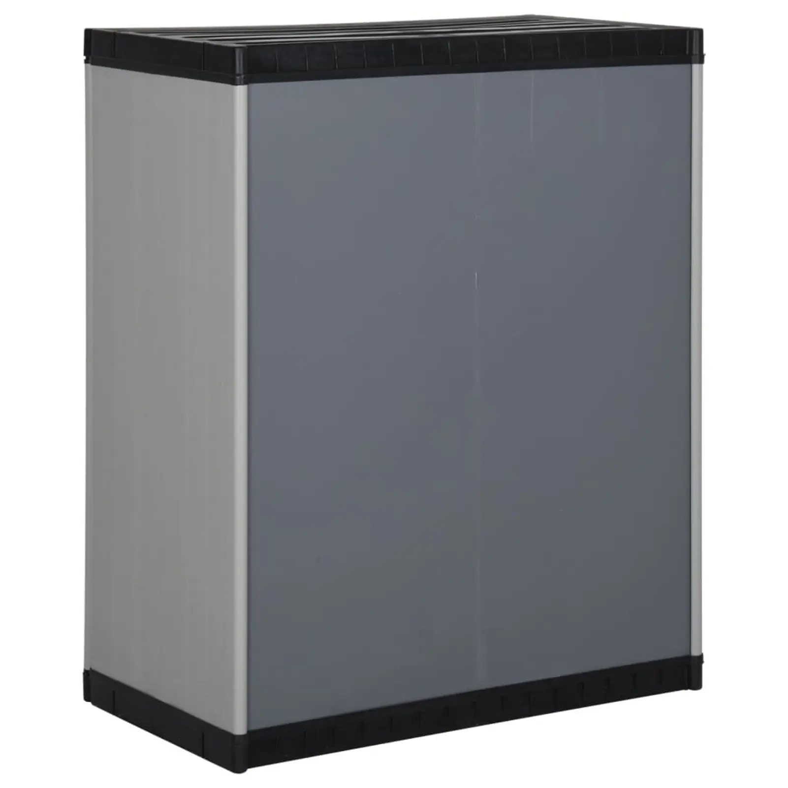 Patio Garden Storage Cabinet Outdoor w/ 2 Doors and 1 Shelf Cabinet Organizers and Storage Garden Tools Accessories 68x40x85 cm