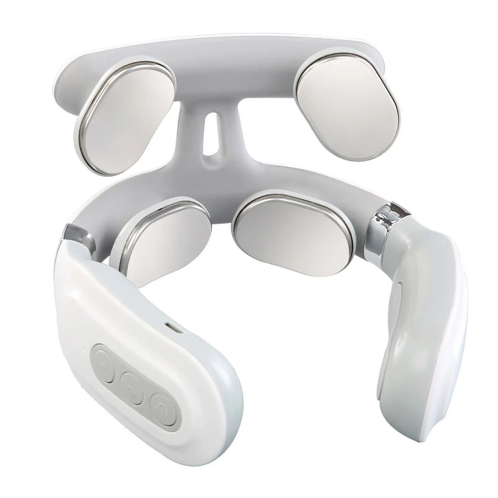 Cervical Massager 16 Modes USB Smart Pulse Heating 4 Head Neck Massager for Neck Tension Relax Muscles Neck Shoulder Pain Relief