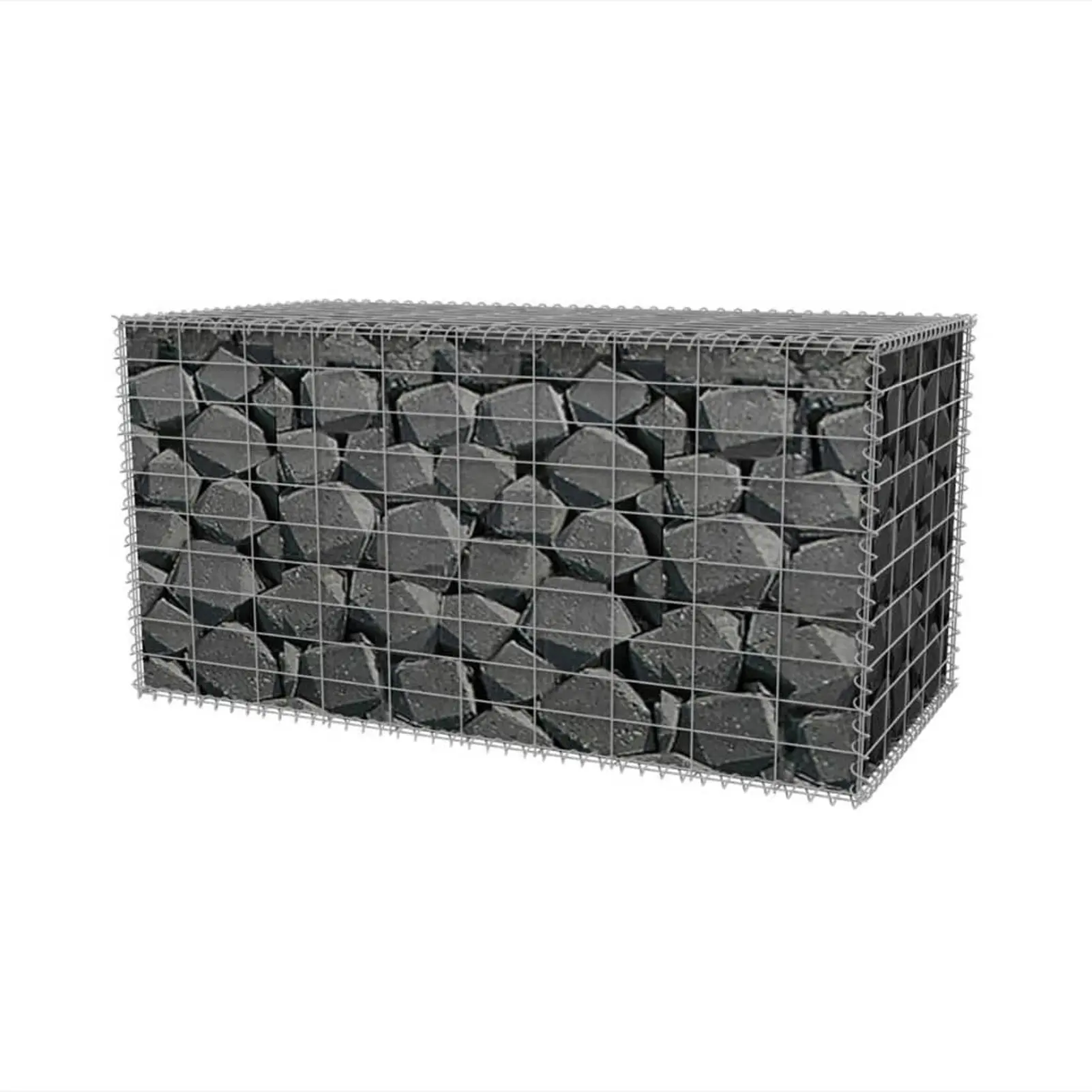 Garden Decoration Gabion Basket Galvanized Steel Outdoor Privacy Screen for Residential and Commercial Landscape Design