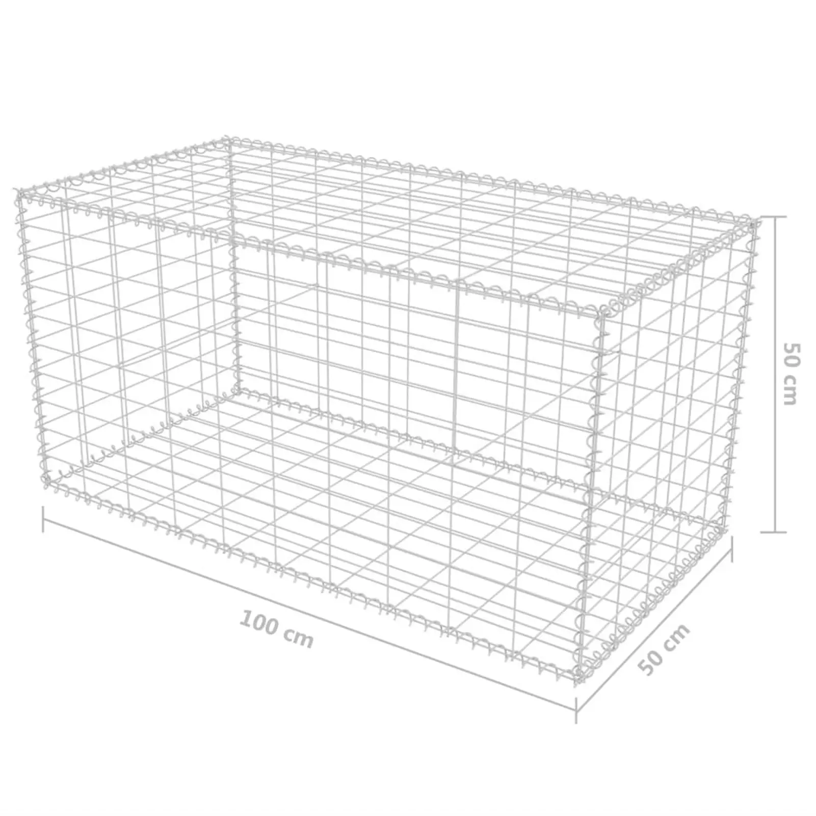 Garden Decoration Gabion Basket Galvanized Steel Outdoor Privacy Screen for Residential and Commercial Landscape Design