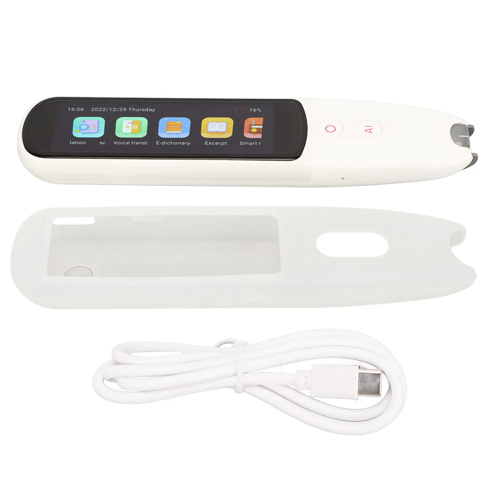 Translator Device Language Translator Pen Smart 134 Languages WiFi Portable Scan Translation Pen for Learning Business Travel