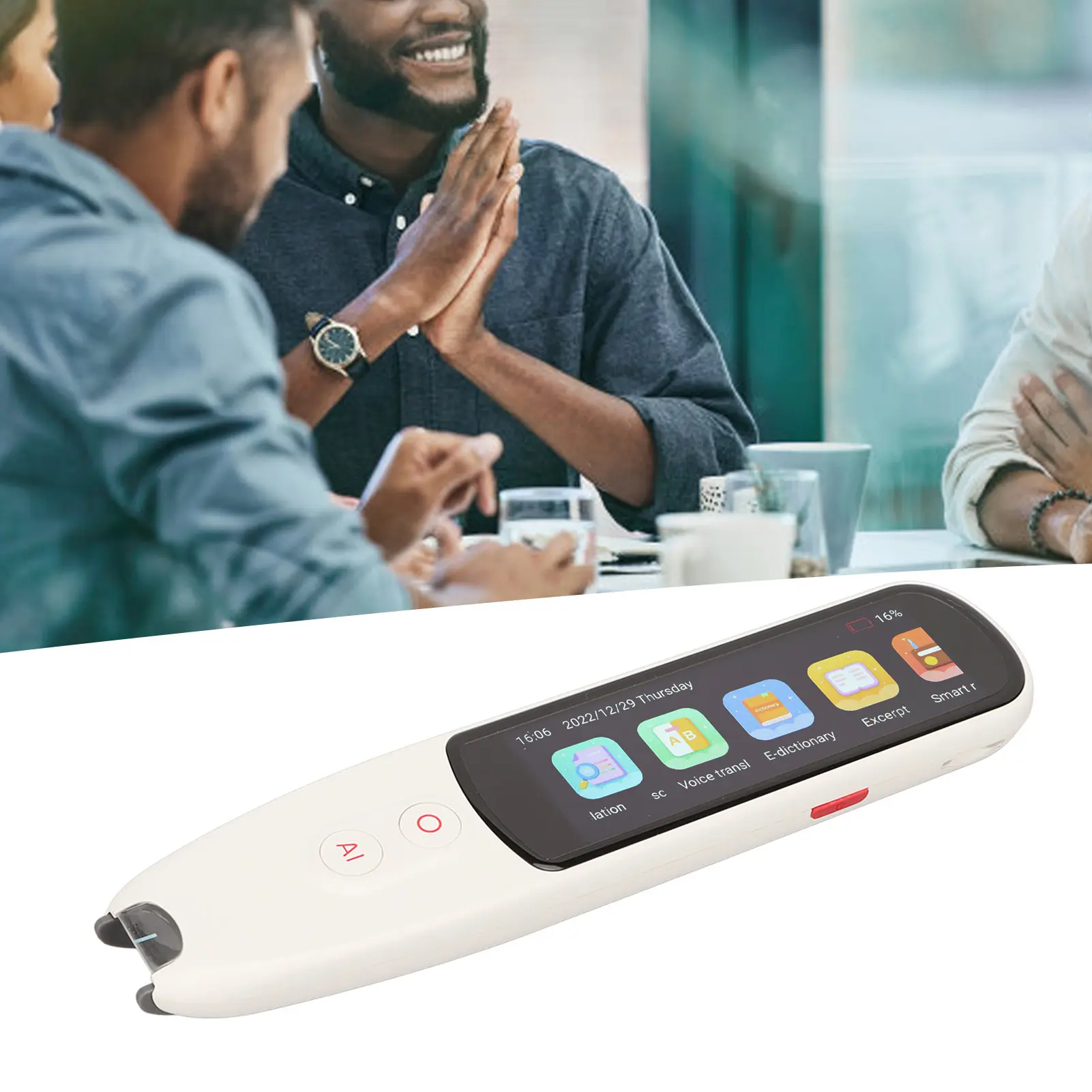 Translator Device Language Translator Pen Smart 134 Languages WiFi Portable Scan Translation Pen for Learning Business Travel
