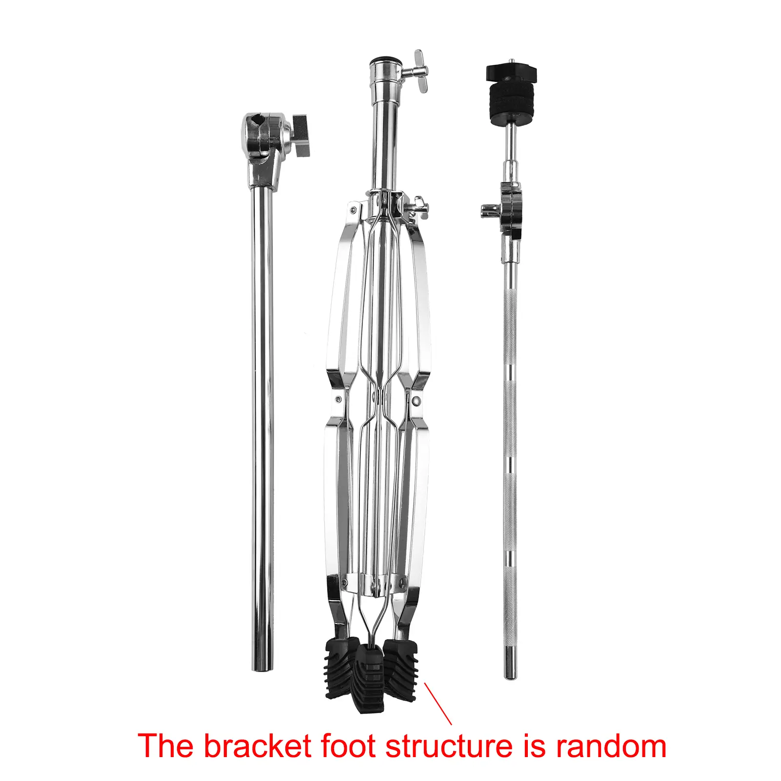 Cymbal Boom Stand Cymbal Stand Straight Boom Cymbal Stand Double Braced Legs Height Angle Adjustable Cymbal Support Rack