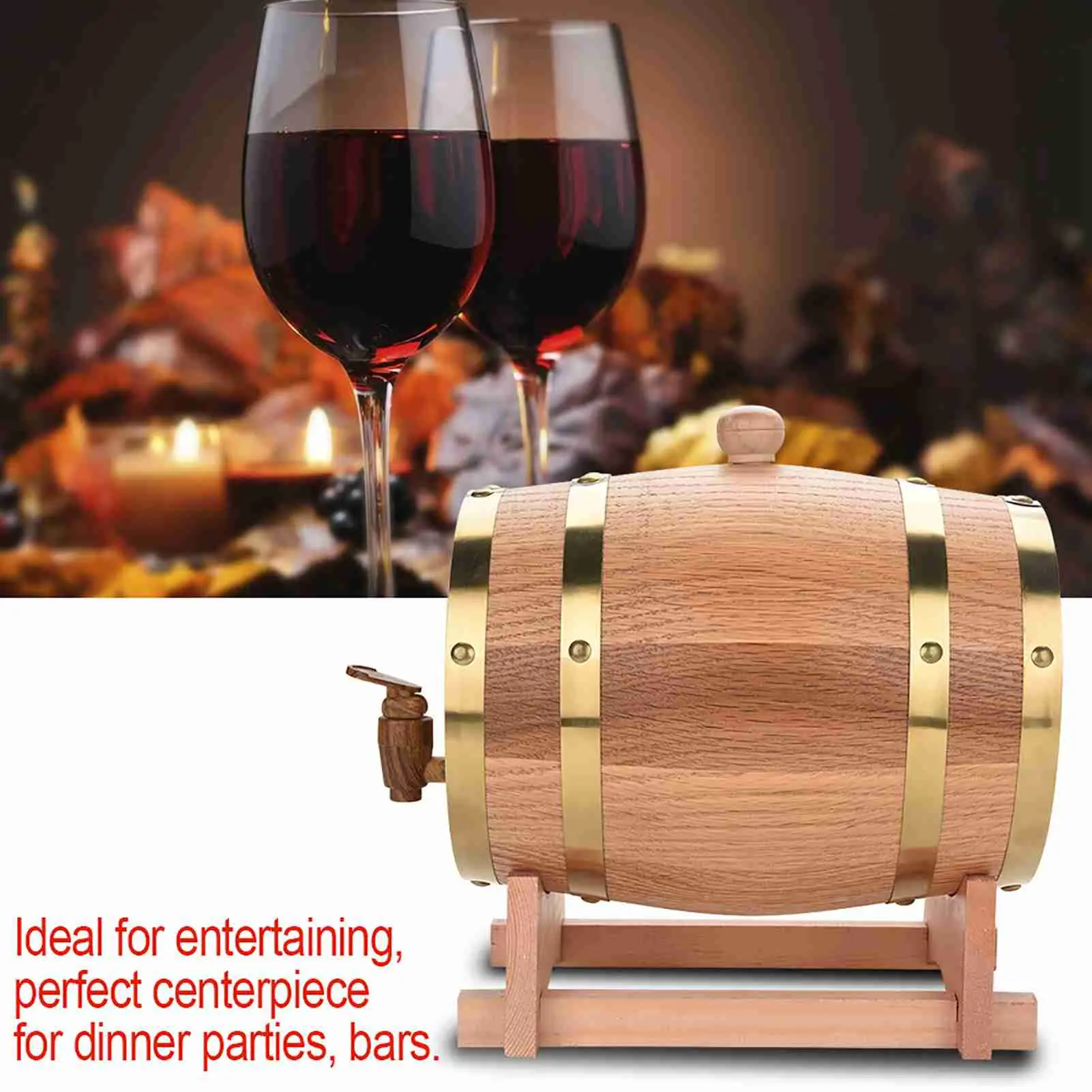 Barrel for Beer Oak Barrel Oak Timber Wine Barrel Vintage Wood Oak Timber Wine Barrel for Beer Whiskey Rum Port Vintage Wood Oak