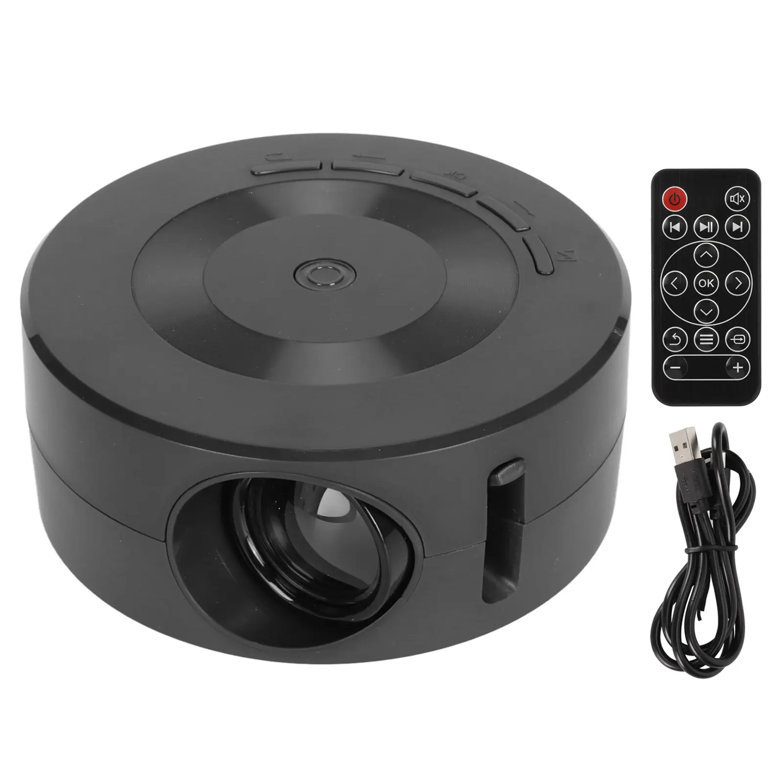 Projector Same Screen Function Small Home Projector Built in Speaker 1080p Eye  Portable for Android for Phone