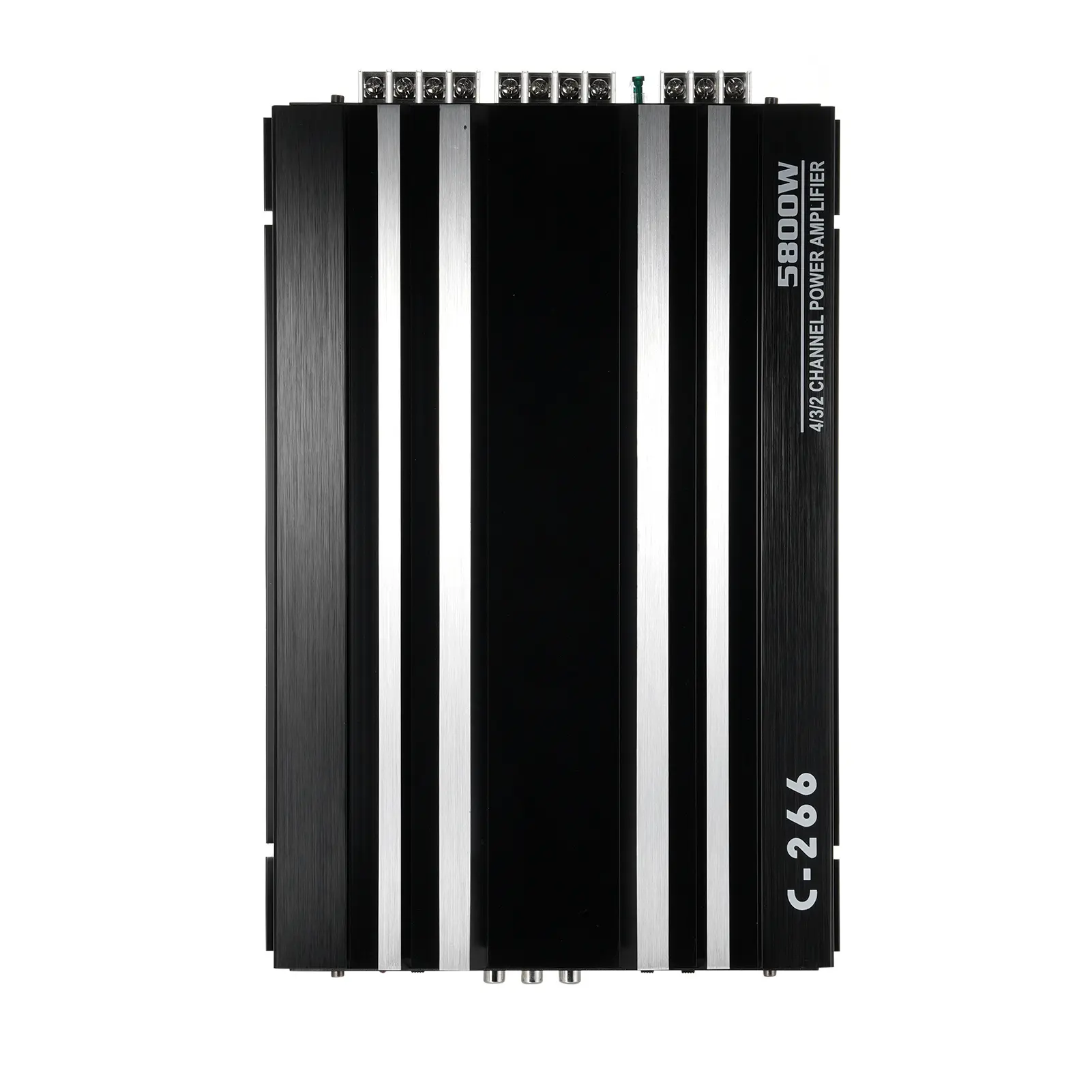 Car Audio Amplifier Car Power Amplifier 12V 4 Channel High Power Audio Speaker Amplifier Black