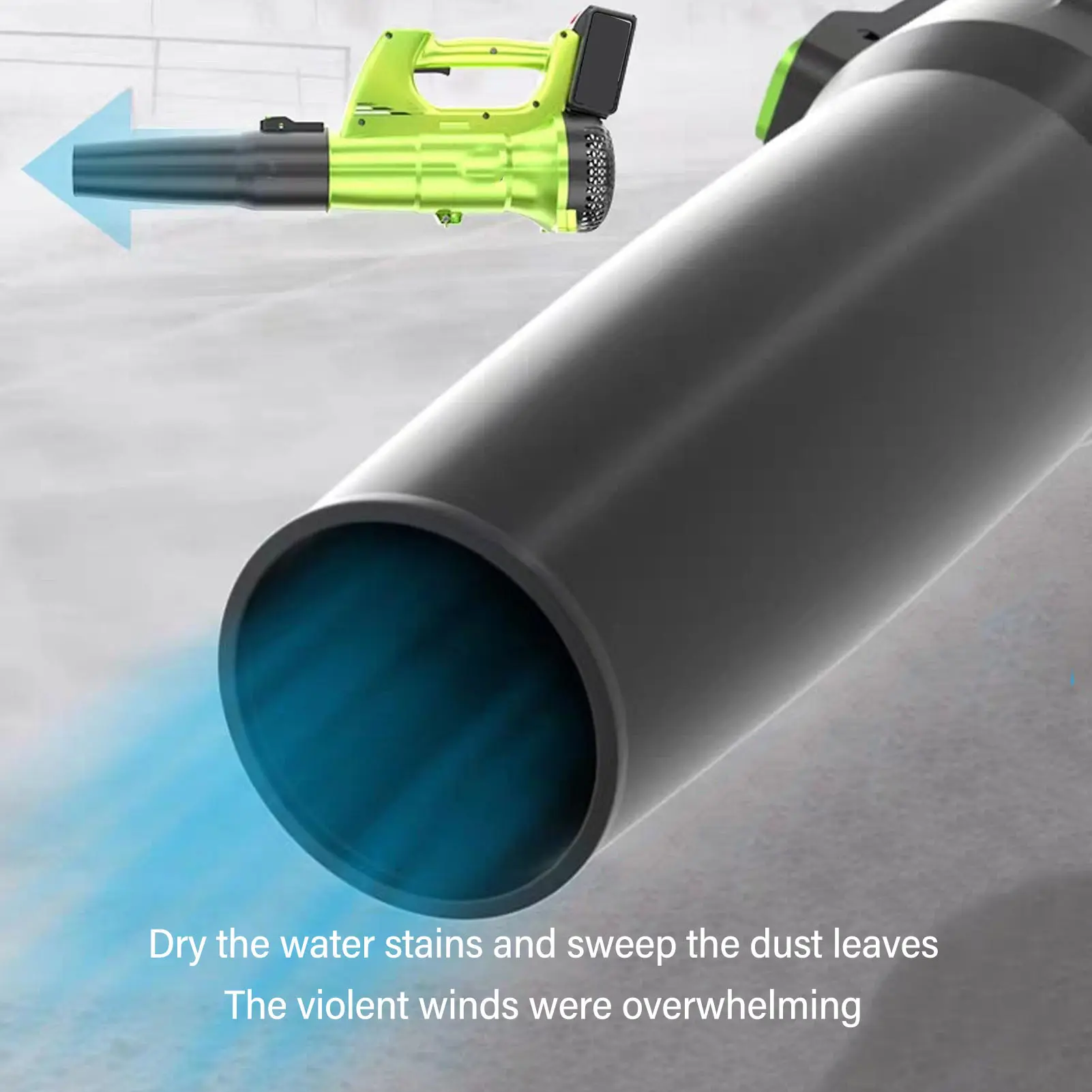 Cordless Blower Cordless Leaf Blower Cordless Blower Axial Leaf Snow Industrial Lithium Rechargeable High Power Garden Supplies