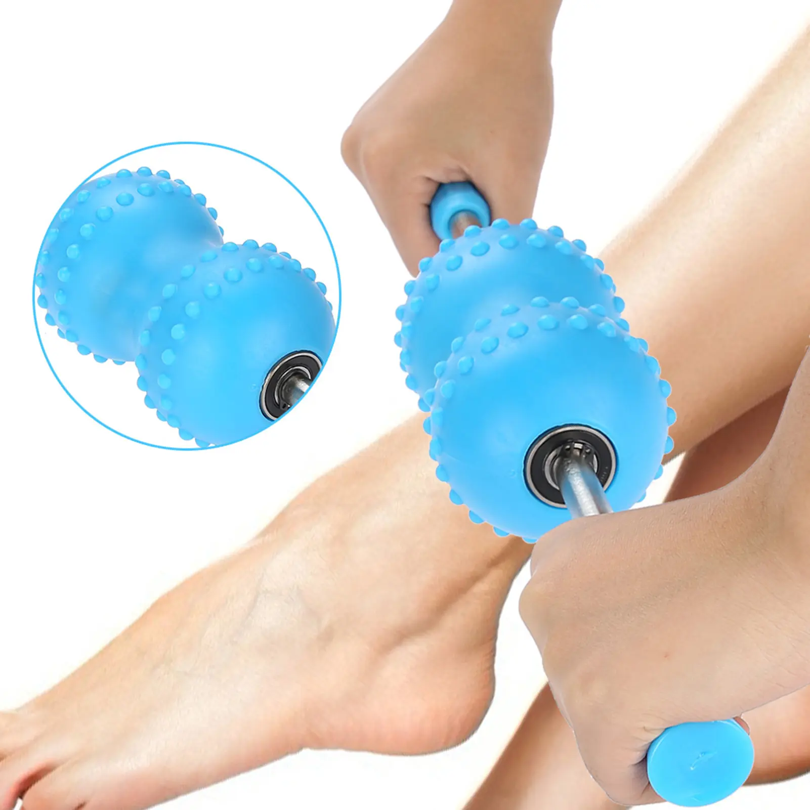 Massage Roller Stick Multifunctional Body Muscle Yoga Massage Roller Stick Meridian Pain Relief Stick Meridian Massage Stick
